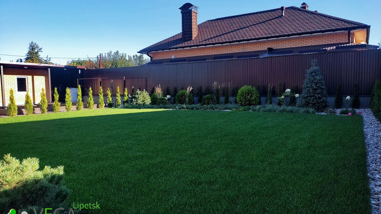 ландшафтный дизайн Vega Вега Липецк благоустройство озеленение территории