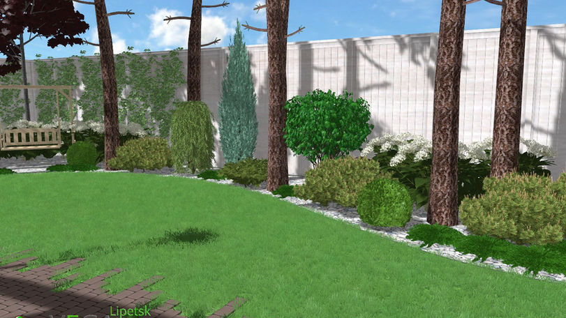 ландшафтный дизайн Vega Вега Липецк благоустройство озеленение территории