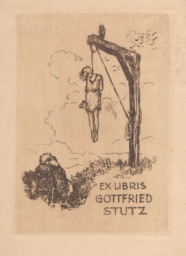 Ex-líbris Gottfried Stutz.