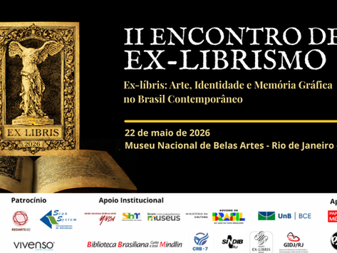 II Encontro de Ex-librismo reúne participantes de todo o Brasil no Museu Nacional de Belas Artes