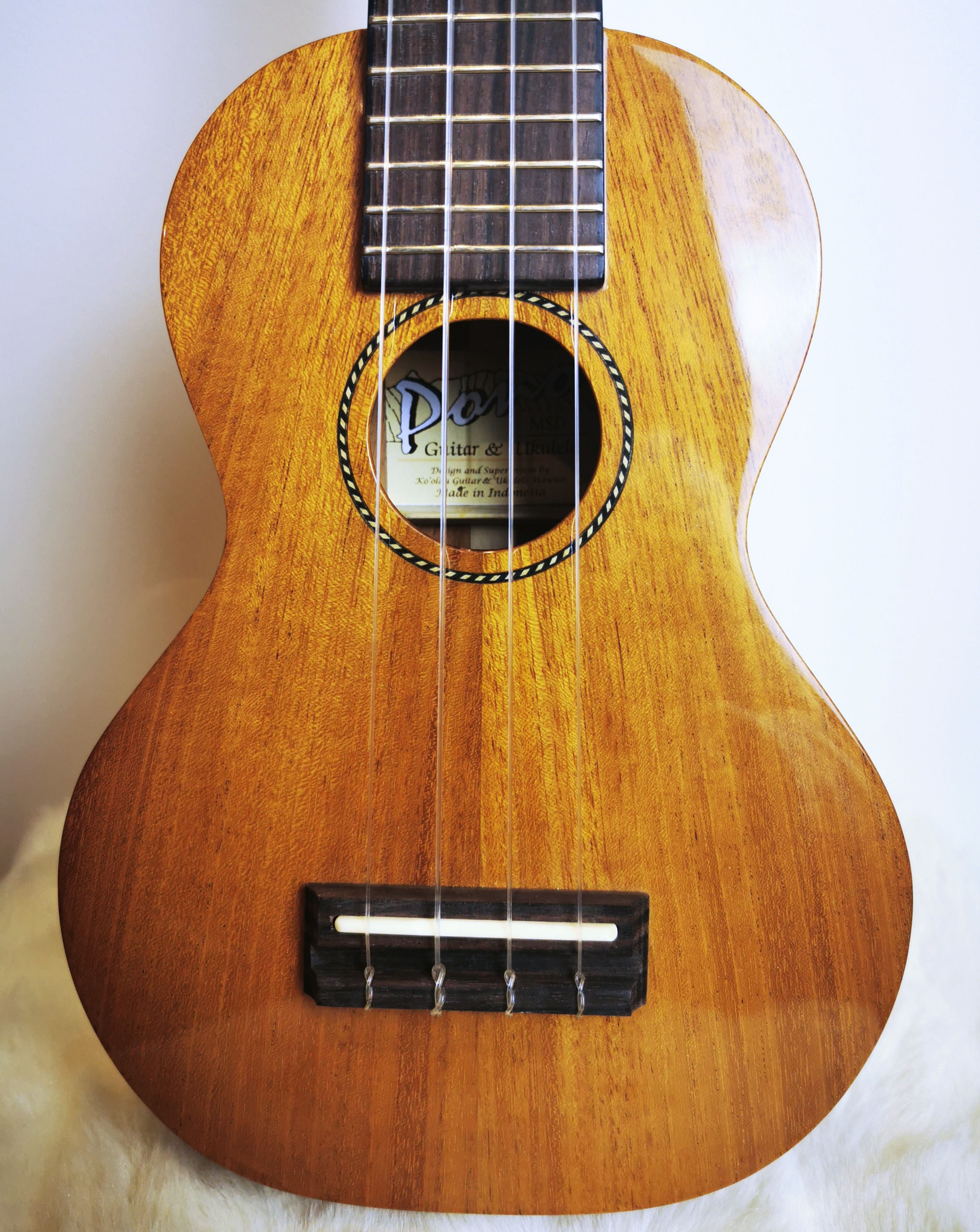 Pono MSD Solid Mahogany Soprano Ukulele