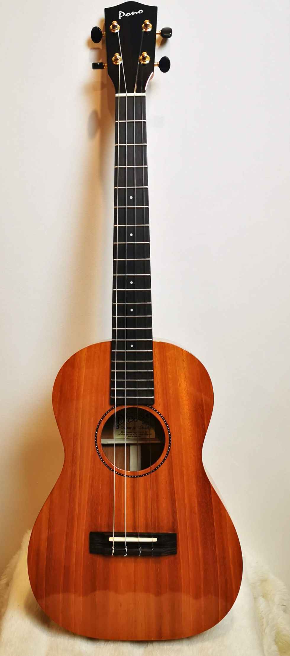 Thumbnail: Pono MBD Solid Mahogany Baritone Ukulele