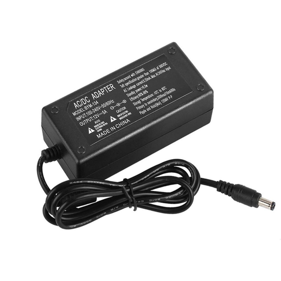12V/5A EU Plug Adapter