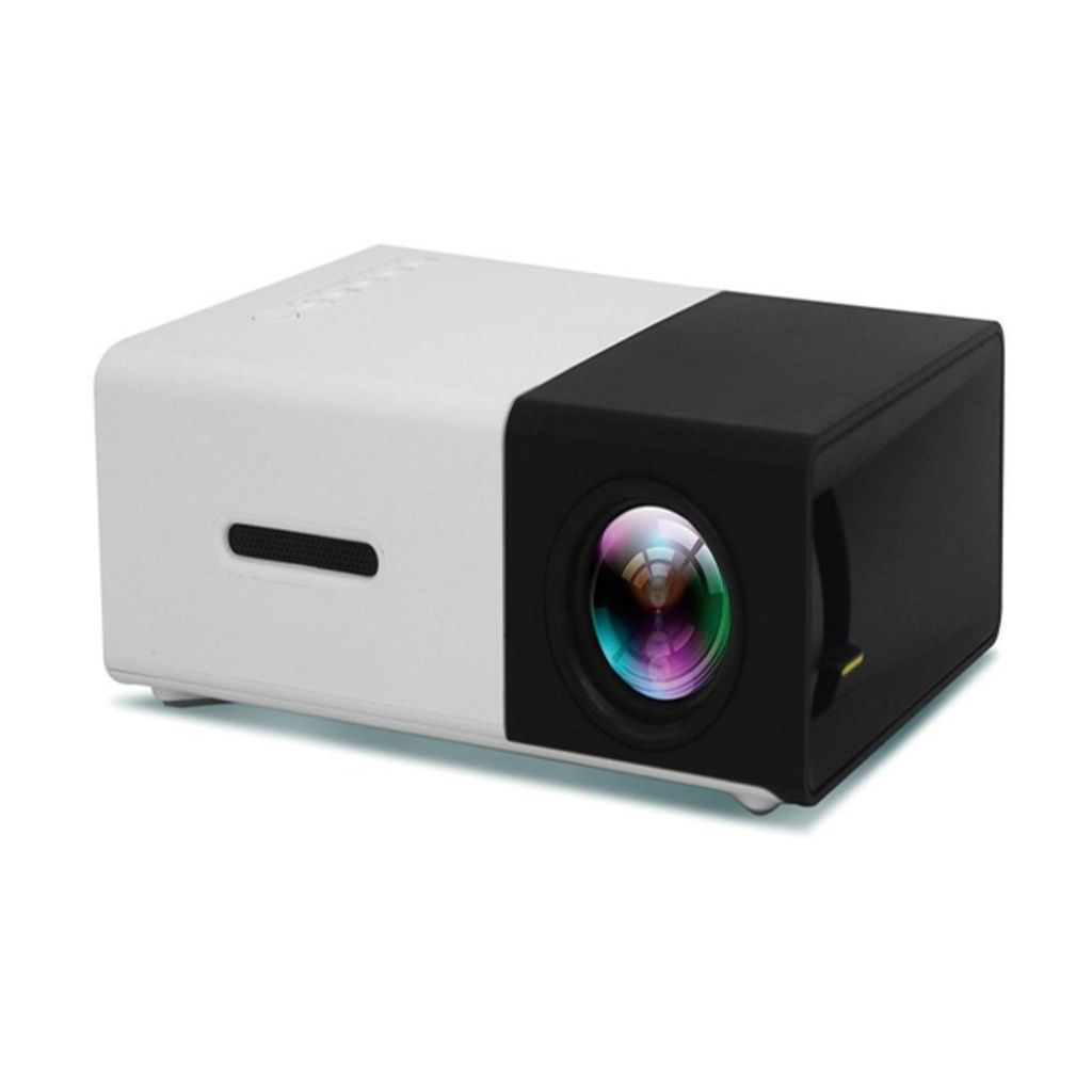 YG-300 LCD Mini Portable Projector (Black)