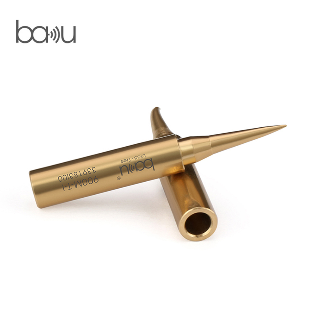 Baku® Conical Shape Gold-Plated Lead-Free Soldering Iron Tip