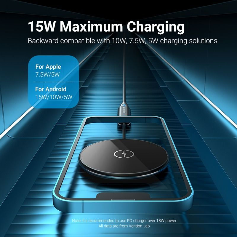 Thumbnail: Magnetic Wireless Charger 15W Ultra-thin Mirrored Surface Type