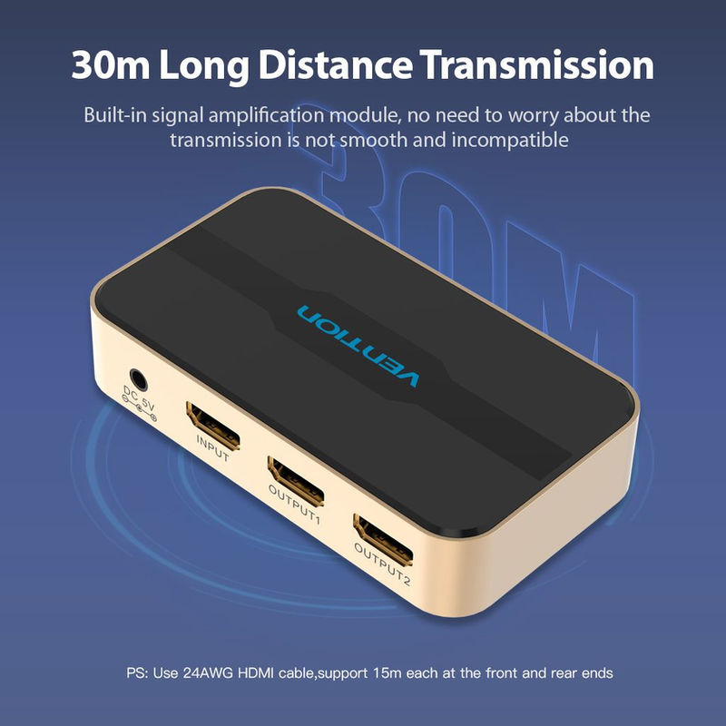 Thumbnail: 1 In 2 Out HDMI Splitter