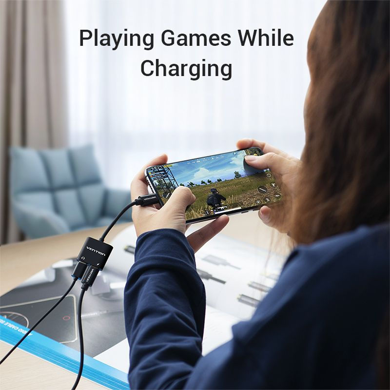 Thumbnail: USB-C to Dual Type-C Audio Adapter with Power Supply