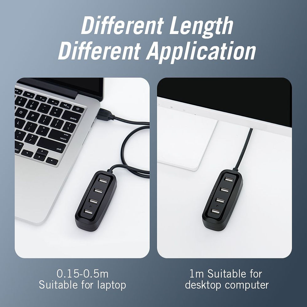 Thumbnail: 4 Ports USB 2.0 HUB