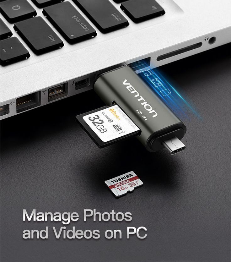 Thumbnail: USB 2.0 Multi-Function Card Reader