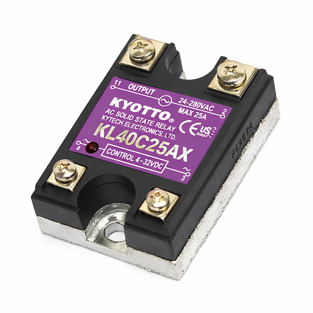 Kyotto KL40C25AX 1-Phase Solid State Relay (80–280VAC Input / 48–480VAC Output)