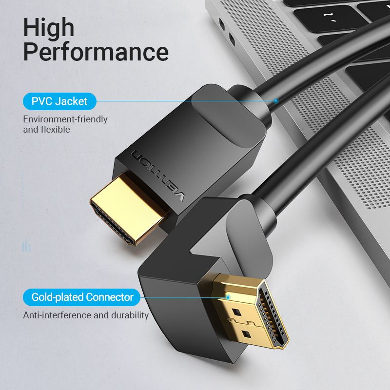 Thumbnail: 4K 2.0 Right Angle HDMI Cable
