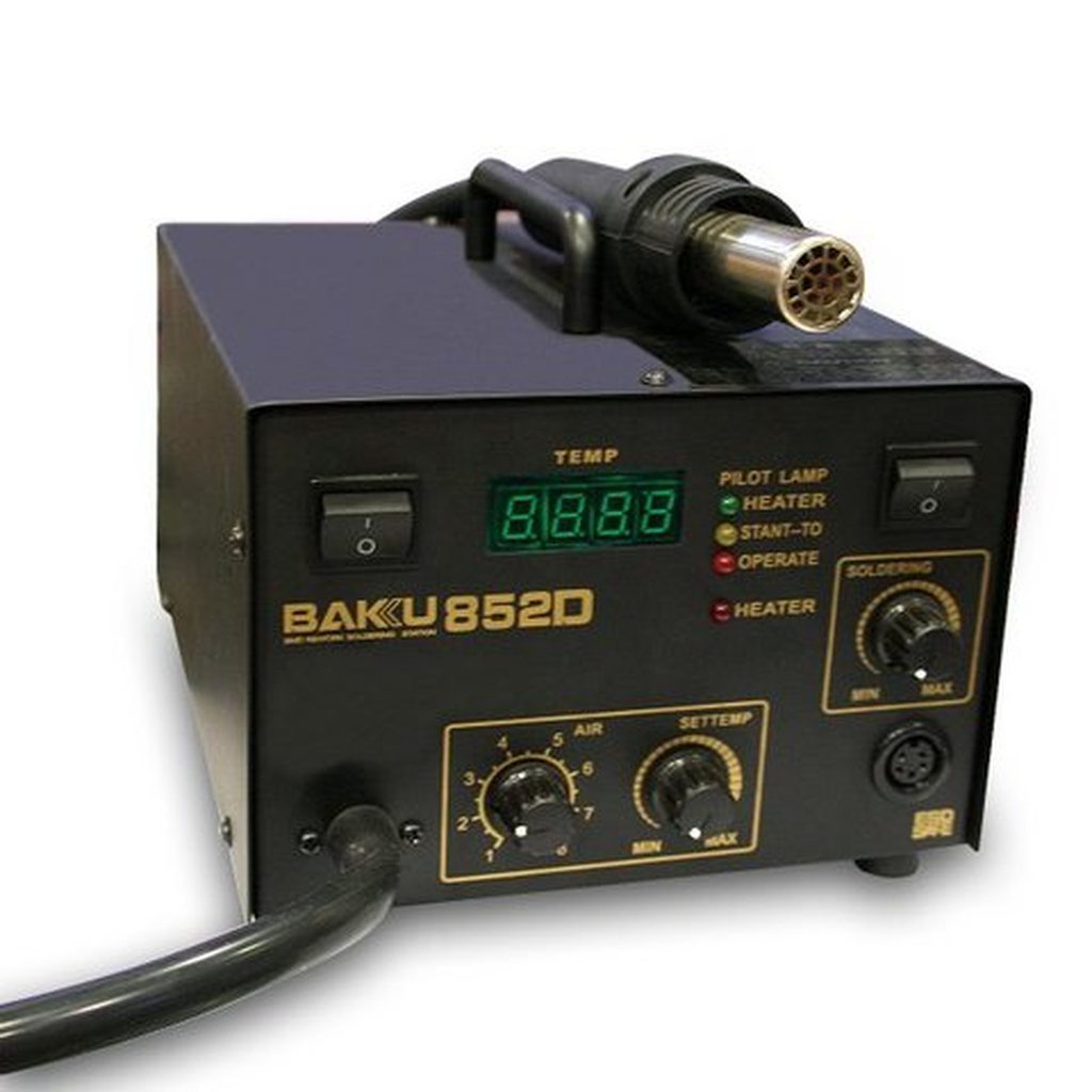 Baku® 700W 2-in-1 Hot Air Rework & Soldering Station