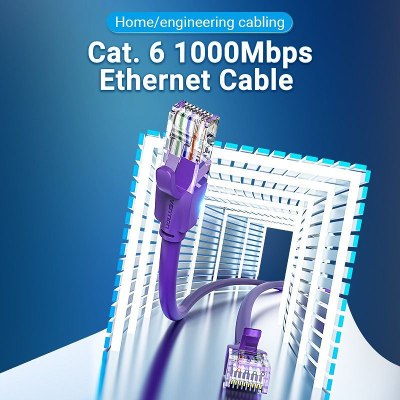 Thumbnail: Cat.6 UTP Patch Cable (Purple)
