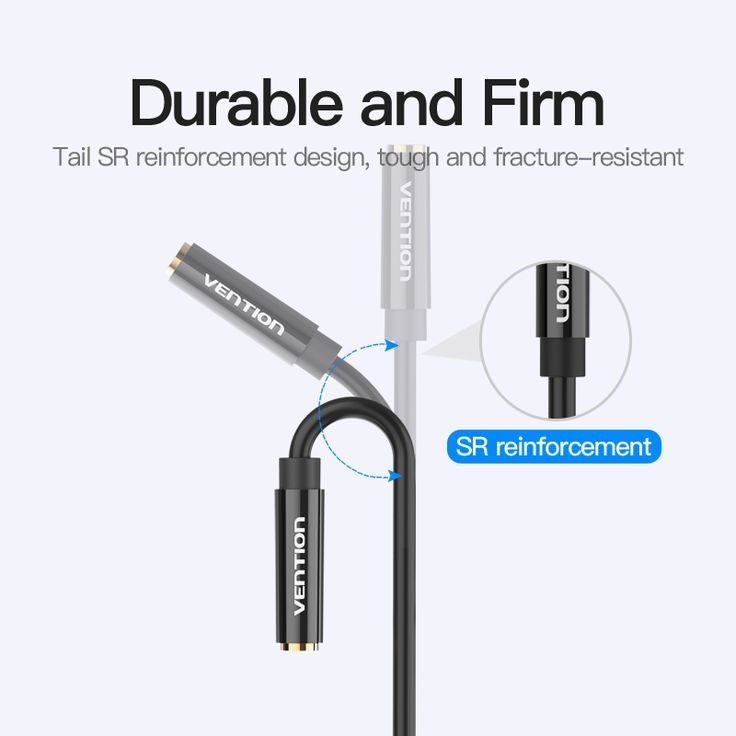 Thumbnail: 2x3.5mm Male to 4 Pole 3.5mm Female Audio Splitter Cable