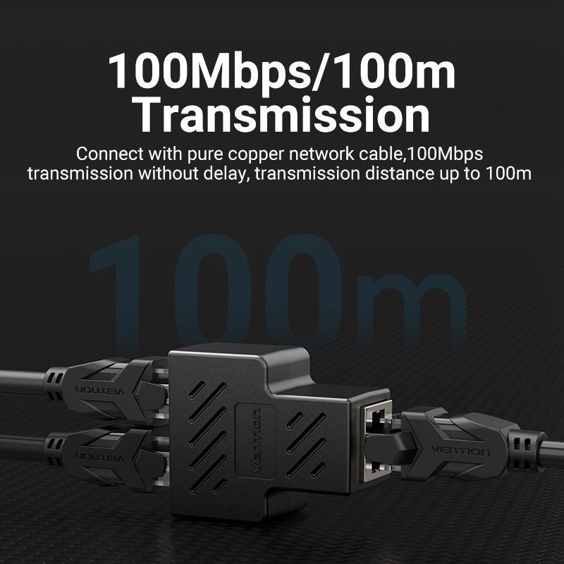 Thumbnail: 1-to-2 RJ45 Splitter Adapter