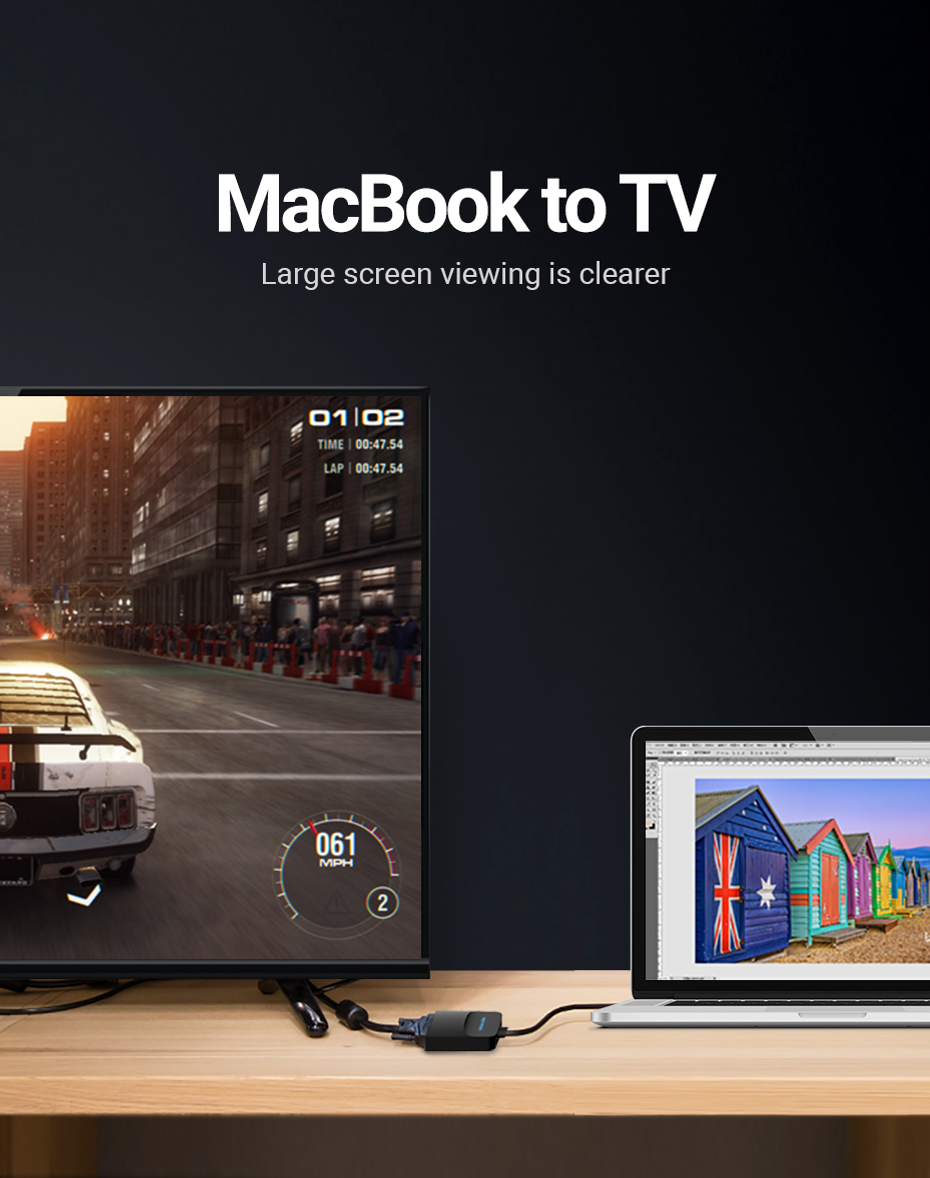 Thumbnail: Mini DisplayPort to VGA Converter