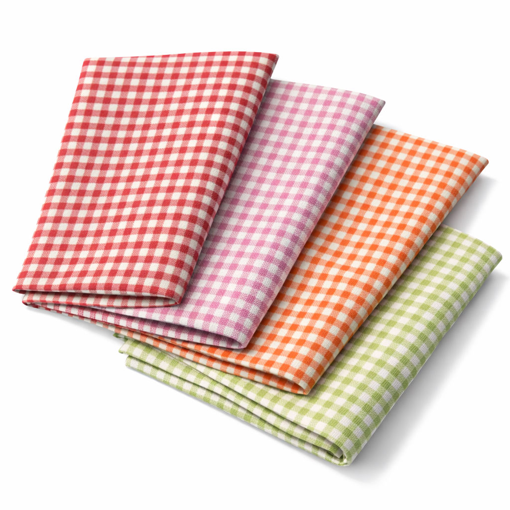 Tessuto Cotone Fantasia Quadretto Vichy 1,5x1,5 cm – Altezza 280 cm