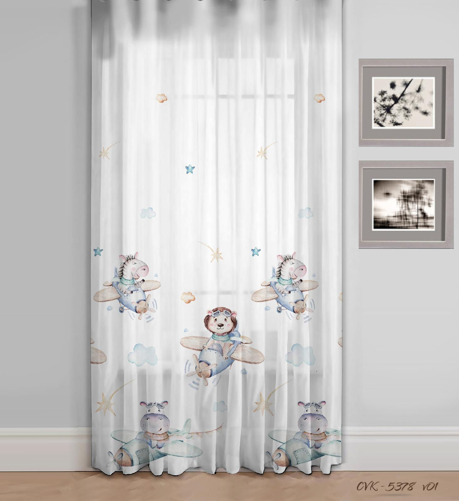 Tendaggi per cameretta animali aviatori