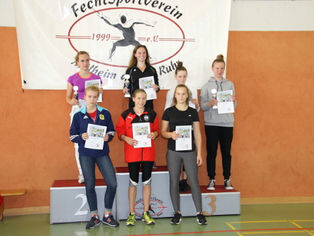 2 Turniersiege und 12 weitere Podiumsplätze für Fechter/innen