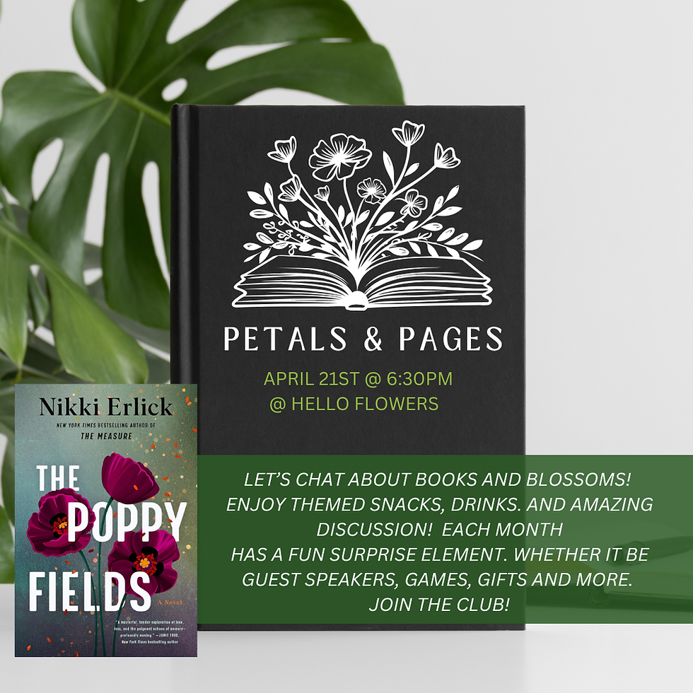 Petals and pages April