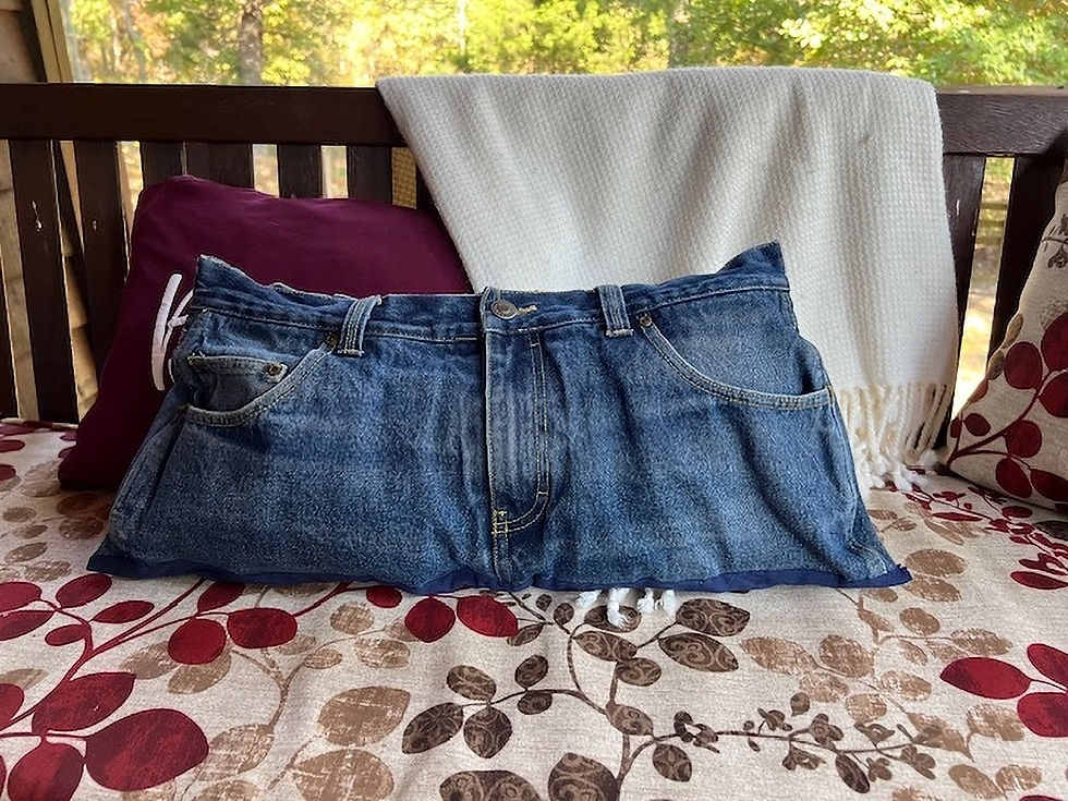 Denim Jean Pillow