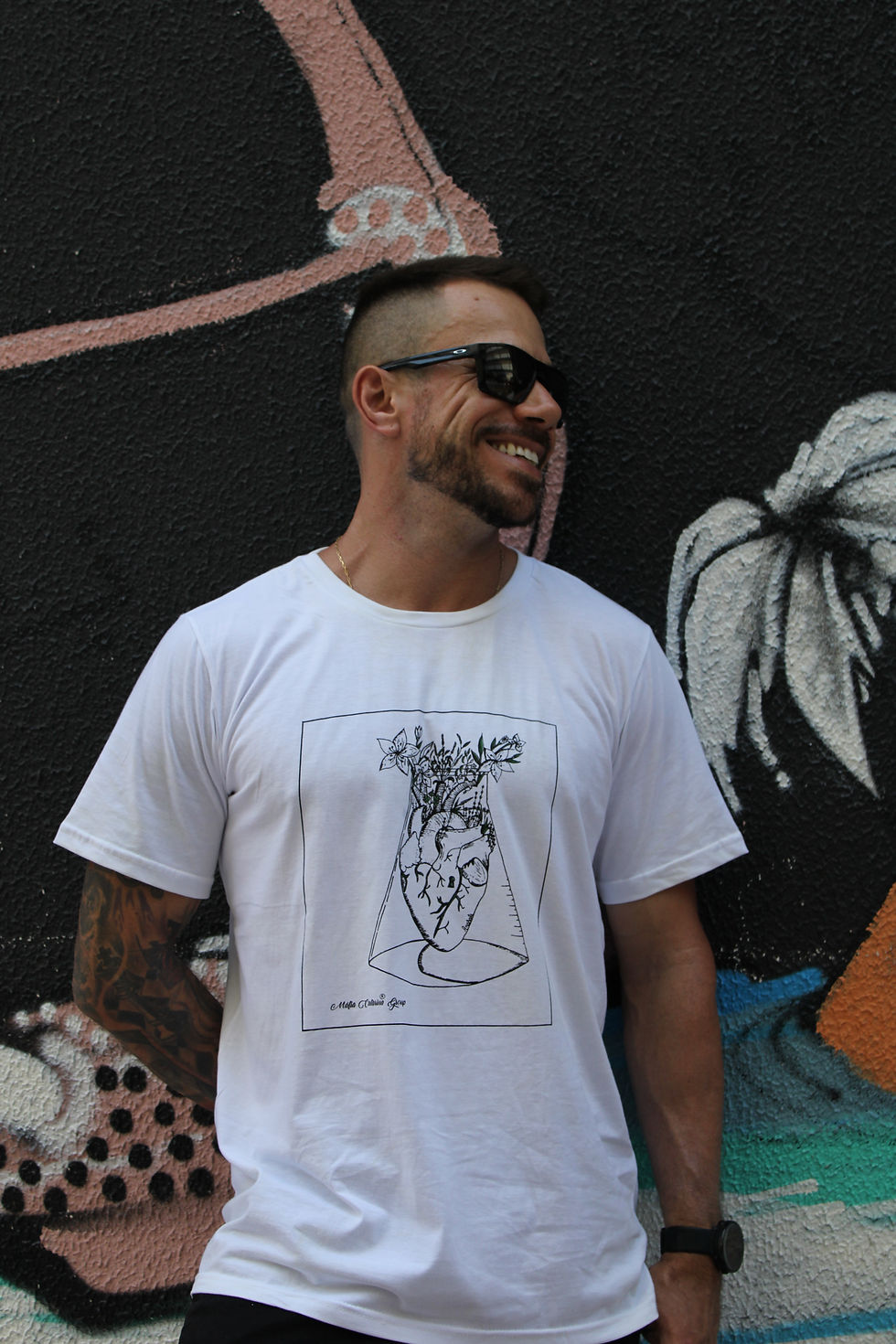 Miniatura: T-Shirt Coração - Branco