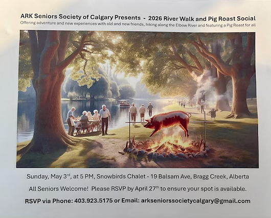 ARK Seniors Society of Calgary Presents - 2026 River Walk and Pig Roast Social.heic