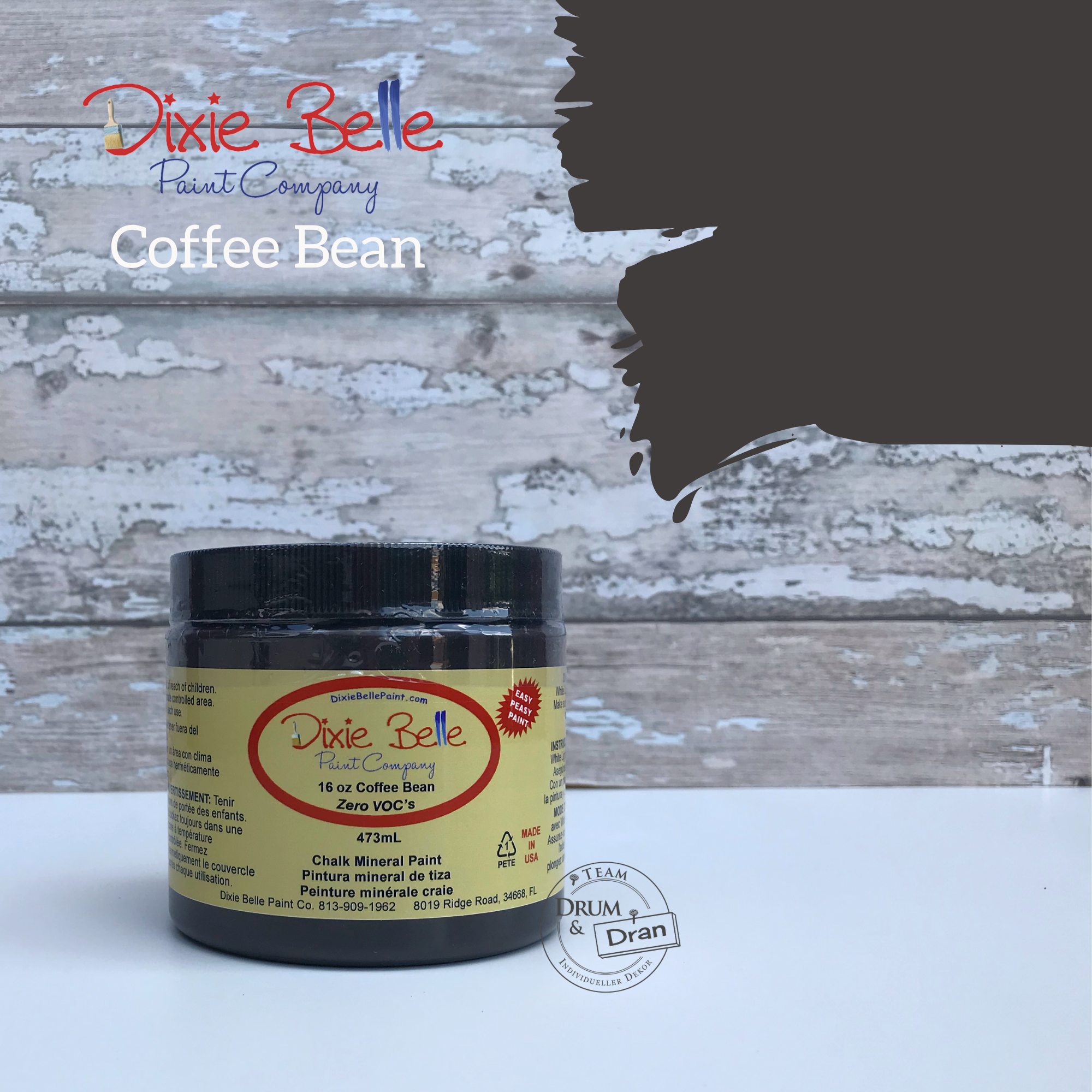 Coffee Bean - Dixie Belle Chalk Mineral Paint