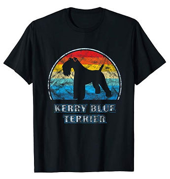 Vintage-Design-tshirt-Kerry-Blue-Terrier