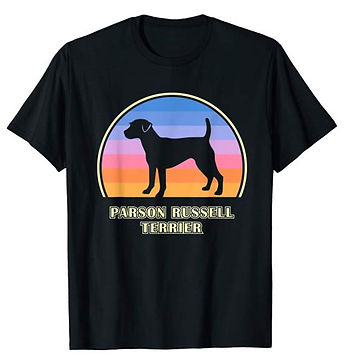 Vintage-Sunset-tshirt-Parson-Russell-Ter
