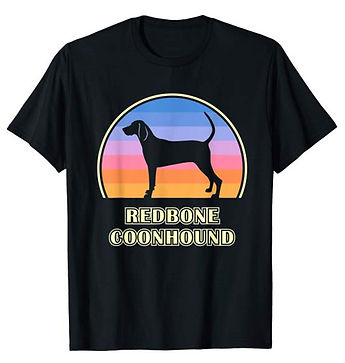 Vintage-Sunset-tshirt-Redbone-Coonhound.
