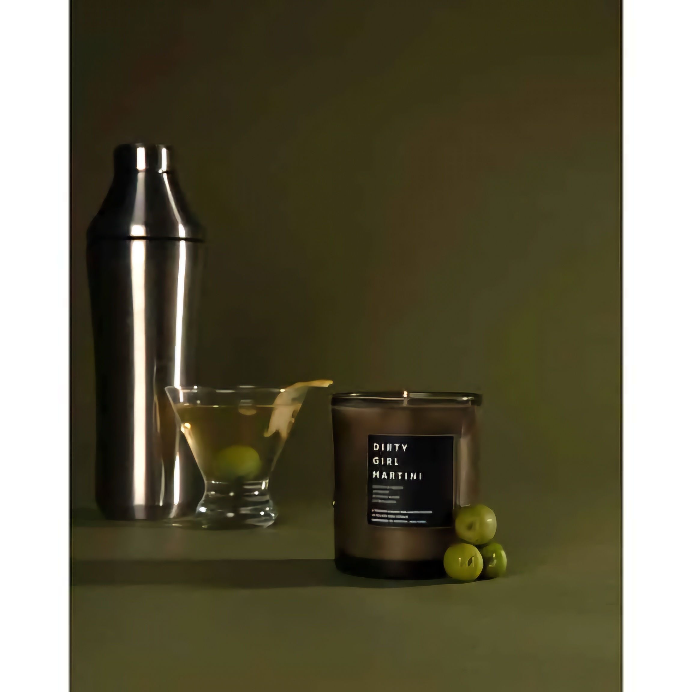 Poured Candle Bar - Dirty Girl Martini