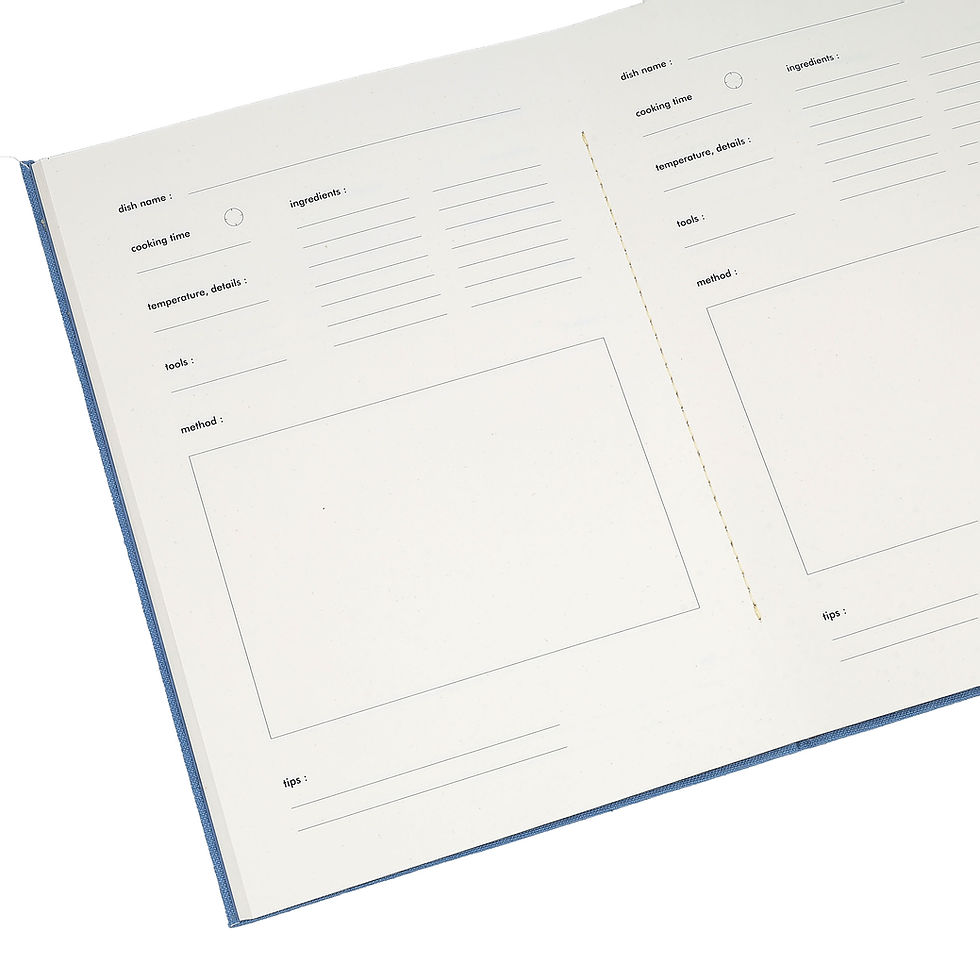 Thumbnail: Recipe Linen Notebook (x 10)