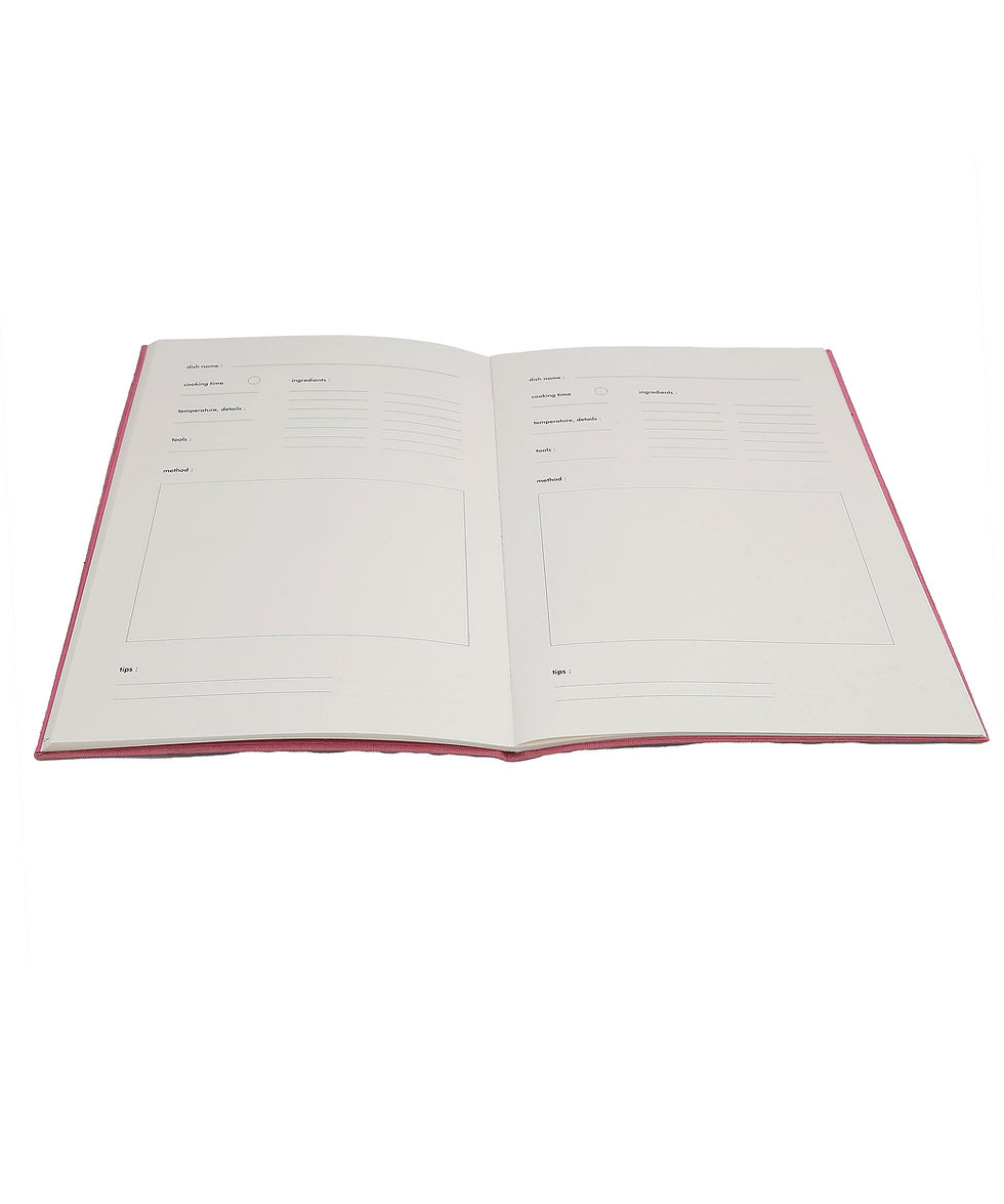 Thumbnail: Recipe Linen Notebook (x 10)