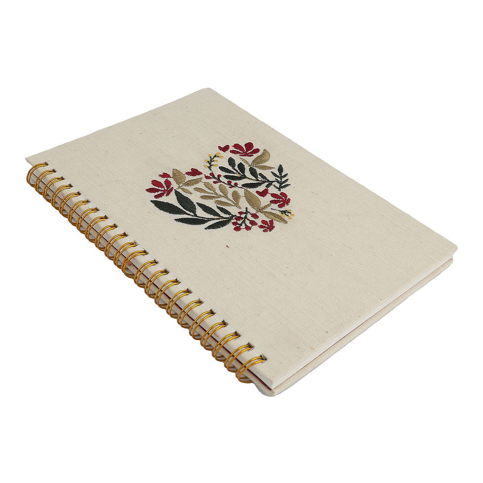 Miniature : Blanc Corazon Embroidery Journal (x 5)