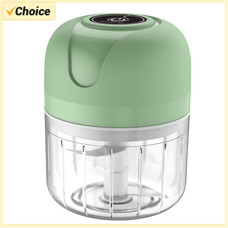 250ml Garlic Masher Crusher Electric Kitchen Food Chopper USB Portable Meat