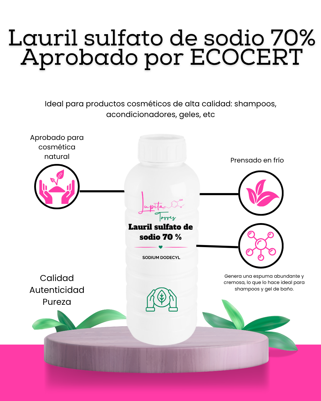 Lauril sulfato de sodio 70 %