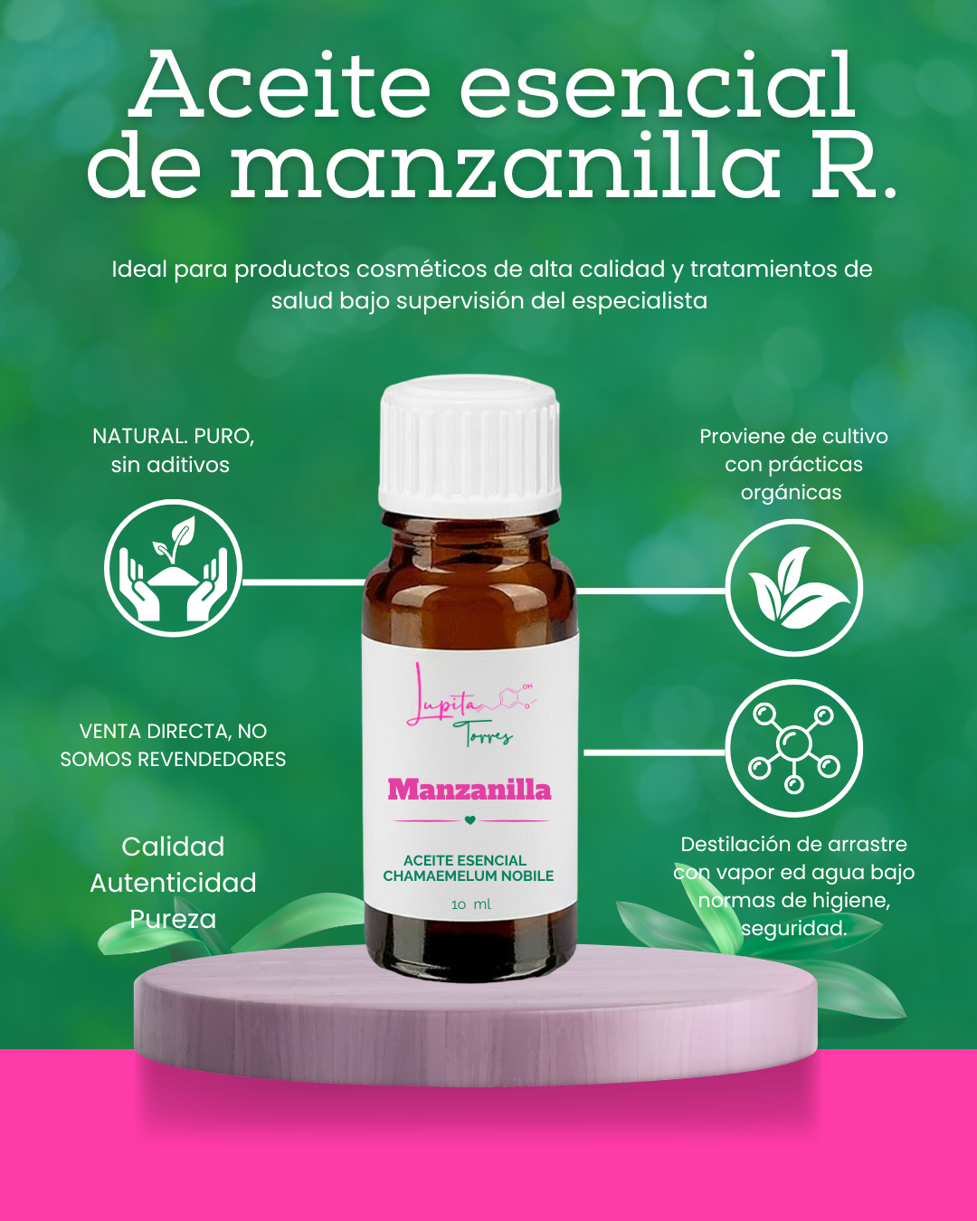 Aceite esencial de manzanilla romana 