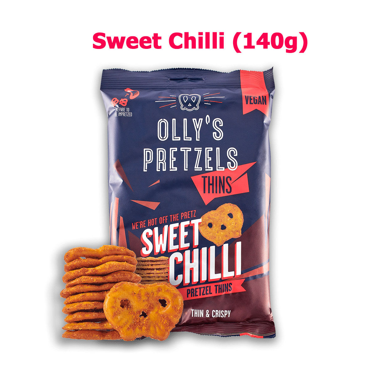 Olly's Sweet Chilli Pretzel Thin - (140g)