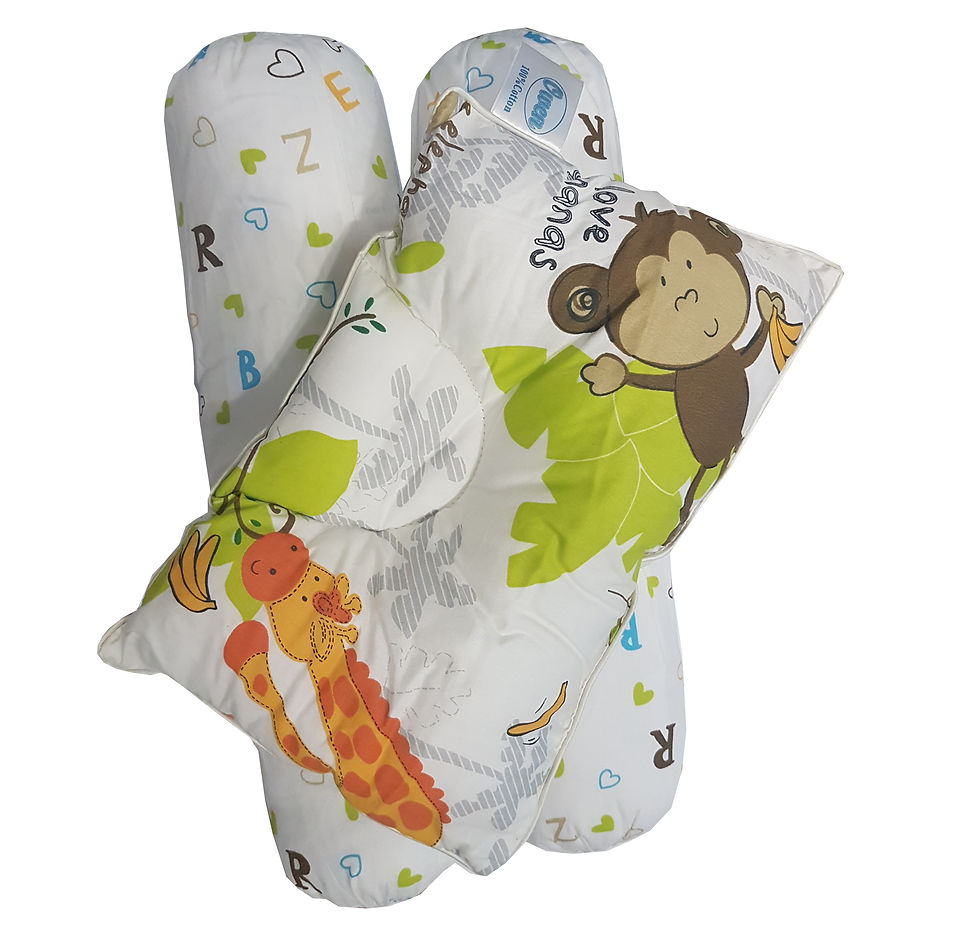 Thumbnail: Owen Baby 2-pc Bolster & 1-pc Pillow Set