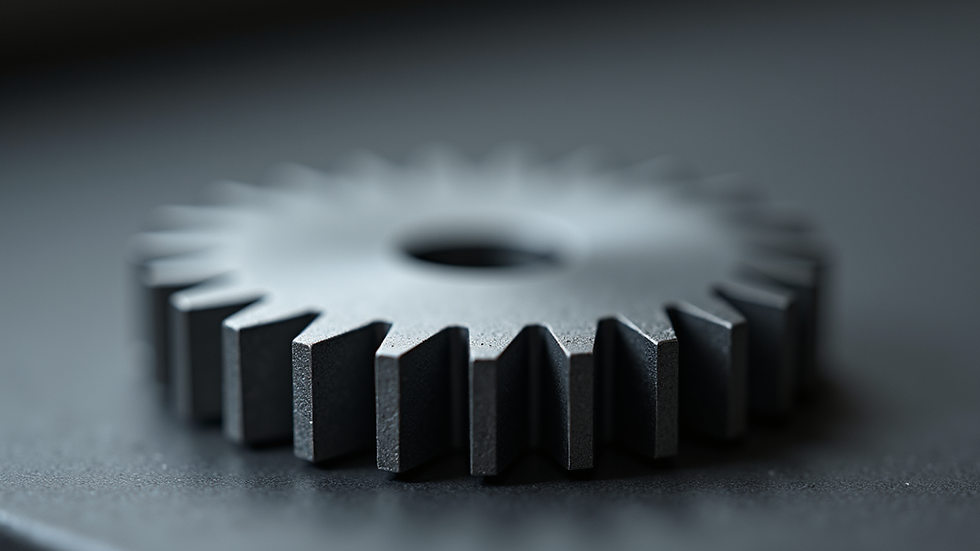 Close-up view of a carbide die showing surface texture