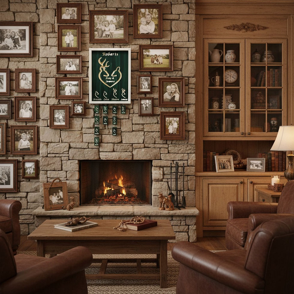 Thumbnail: Deer Family Sign