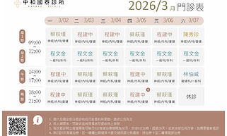 3/05門診異動公告