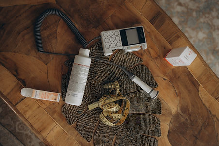 Hausgeburt München: Dopton, Ultraschallgel, Maßband