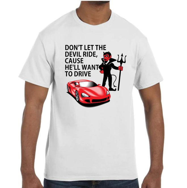 Thumbnail: Don't Let the Devil Ride Cotton Short Sleeve T-shirt