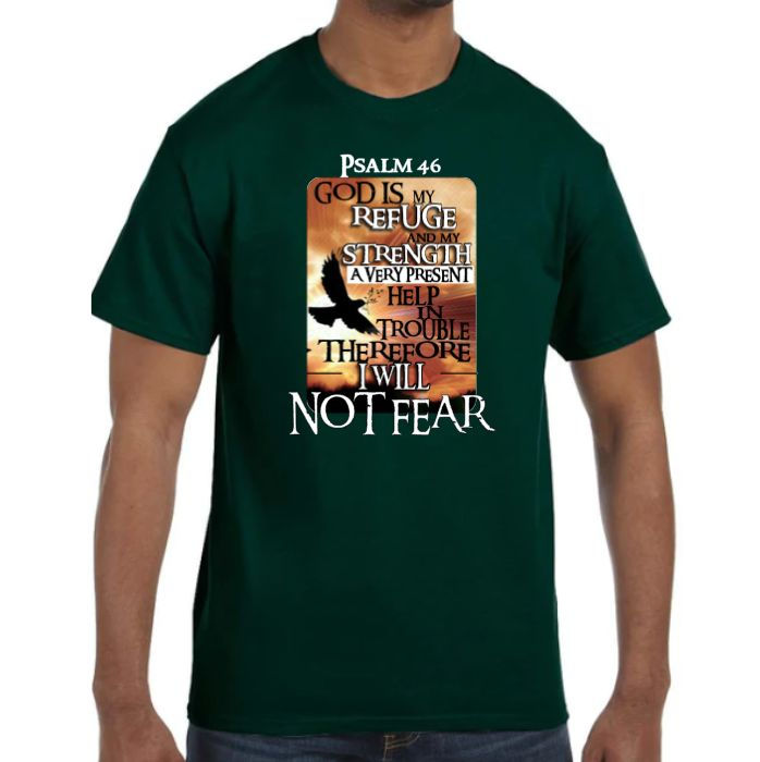 Thumbnail: I Will Not Fear Cotton Short Sleeve T-shirt
