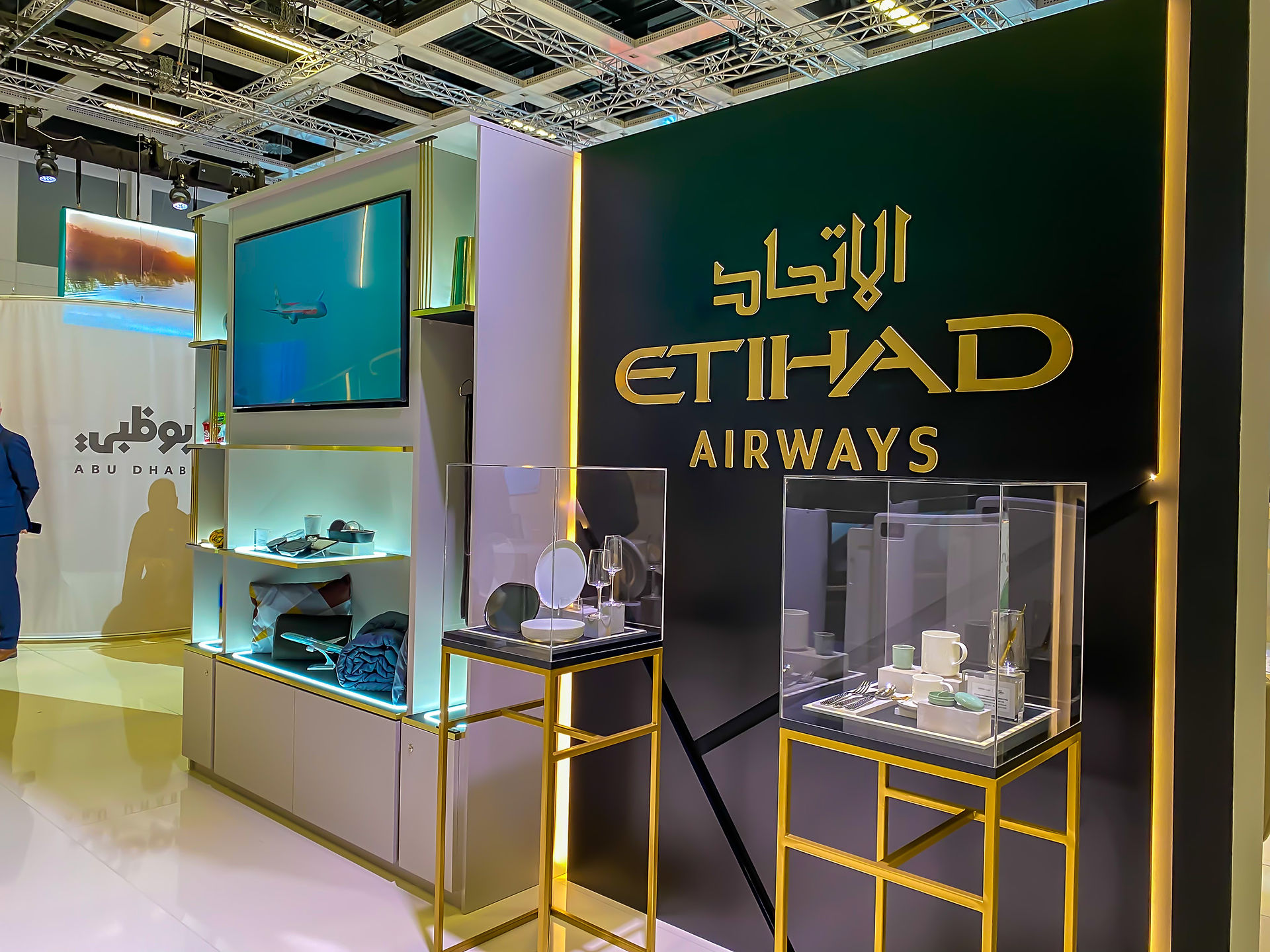 Der Stand von Etihad Airways auf der ITB Berlin 2023