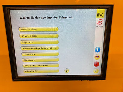 BVG Fahrscheine