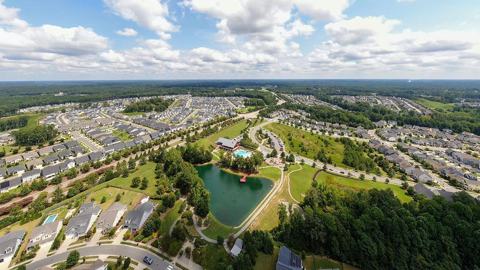 Aerial View of Wendell Falls